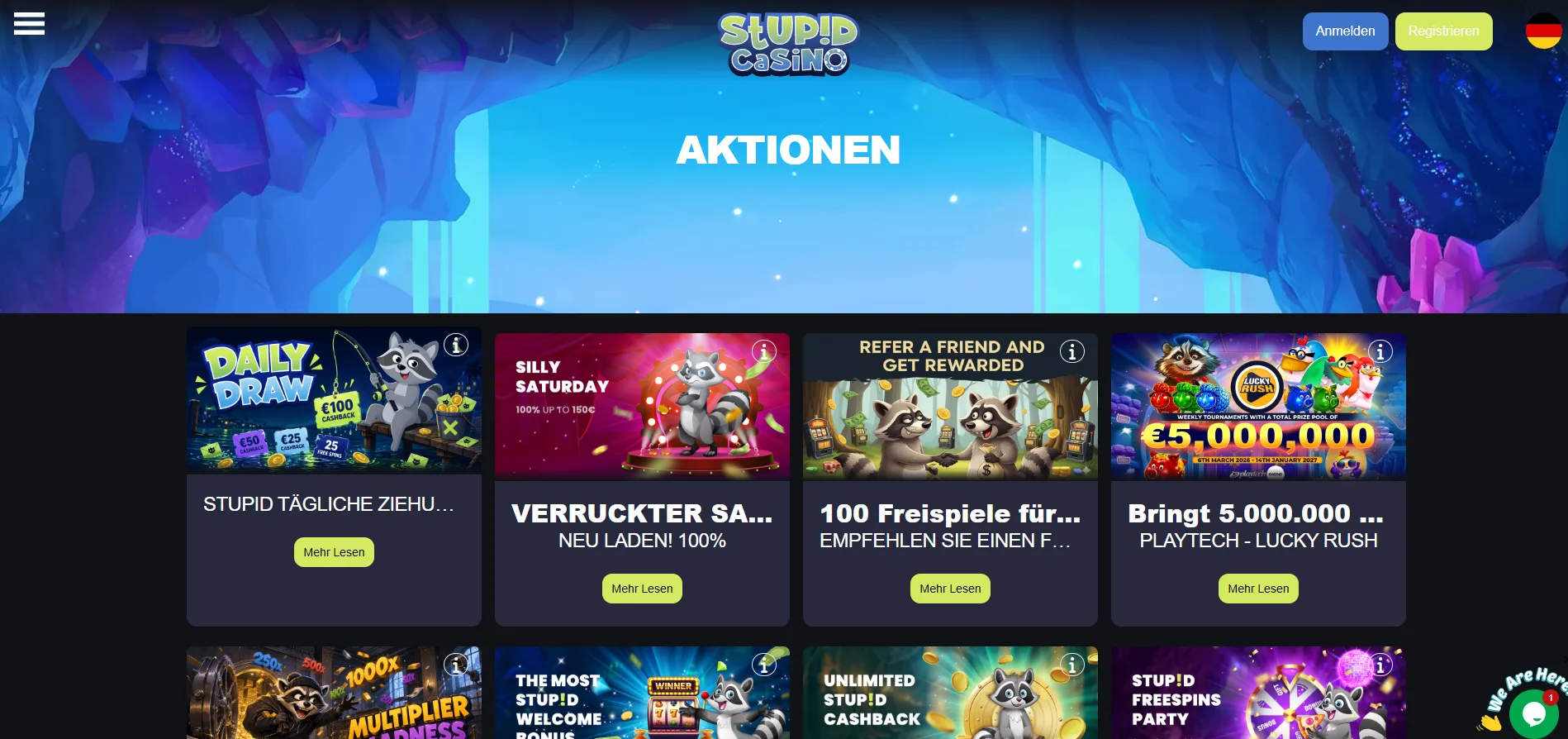 Stupid Casino Aktionen